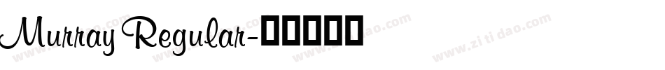 Murray Regular字体转换